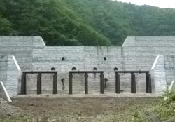 h型流木捕捉工　設置事例