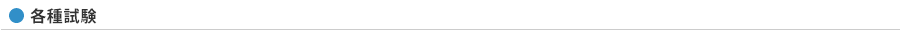 各種試験