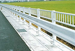 一体型ガードレール 防護柵商品 日鉄建材株式会社