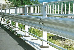 一体型ガードレール 防護柵商品 日鉄建材株式会社