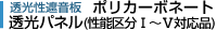 性能区分1-5対応品透光パネル